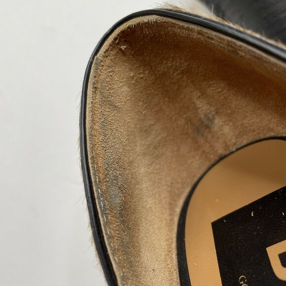 Golden Goose Marfa Leopard Ponyhair D’Orsay Boot Pumps Dust Bag NIB Size 37 - Picture 10 of 10